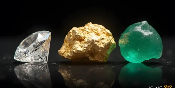 سنگ قیمتی انواع مختلفی دارد