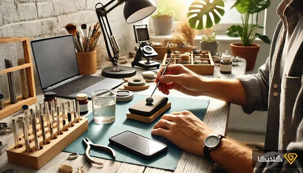 برای تشخیص نقره از استیل، سنگ محک نیز گزینه خوبی است.