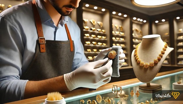 چگونه طلا را براق کنیم؟ بهترین روشهای خانگی و تخصصی برای برق انداختن طلا 2 برق انداختن طلا با آمونیاک امکان پذیر ولی کمی خطرناک است.