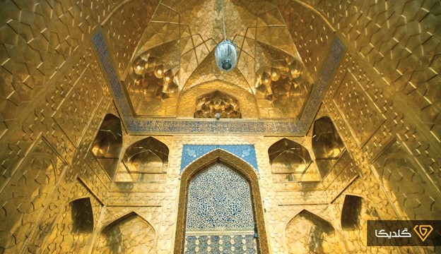 طلا در معماری های چین نیز دیده می‌شود.