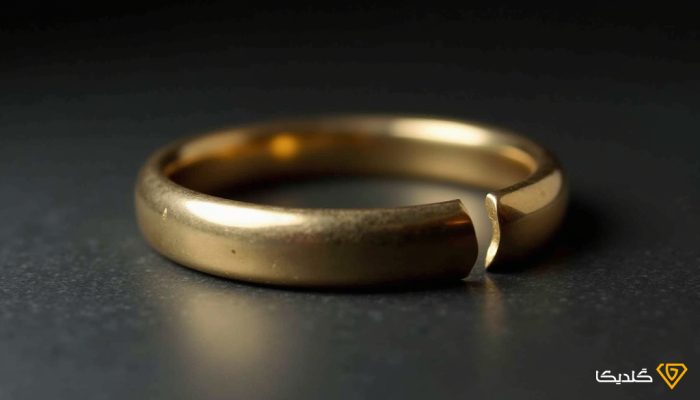 برای سنجش مقاومت انگشتر از طلافروش کمک بخواهید.