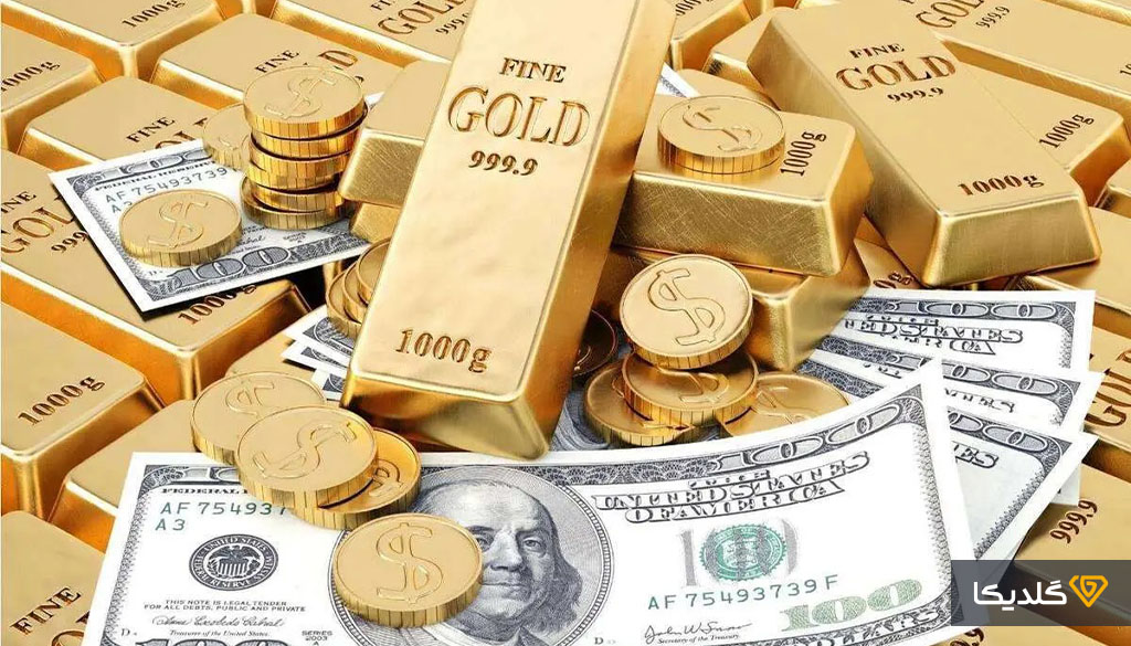 نرخ ارز بویژه دلار بر قیمت طلا تاثیرگذار است و در پیش بینی قیمت طلا مورد بررسی قرار میگیرد.