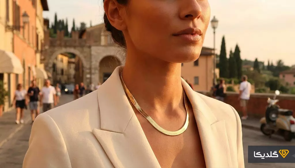 جادوی زنجیر طلا ایتالیایی زنانه؛ ظرافت یا سرمایهگذاری؟ 2 مدل طنابی یا دیسکو با بیشترین درخشش را بشناسید.