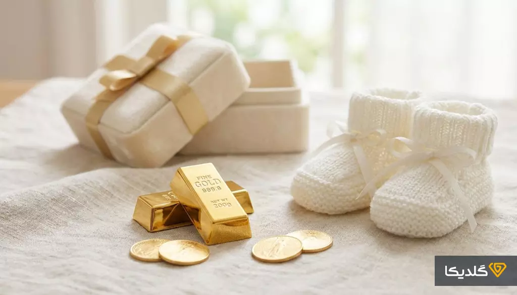 راهنمای انتخاب هدیه طلا برای زایمان همسر 1 چرا طلا بهترین هدیه برای تازه مادران است؟