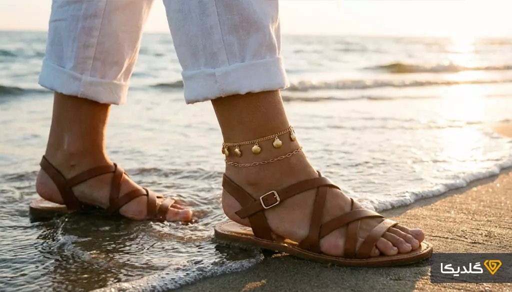 راهنمای خرید پابند طلا؛ راز جذابیت در قدمهای شما 3 خواص پابند طلا برای زنان چیست؟