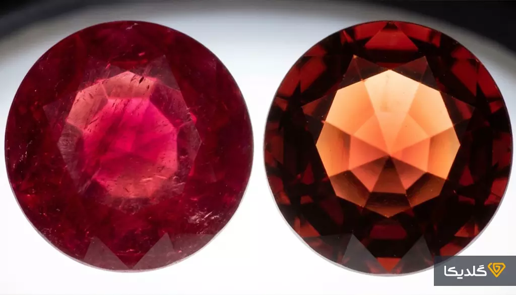 تفاوت سنگ گارنت با یاقوت سرخ در چیست؟