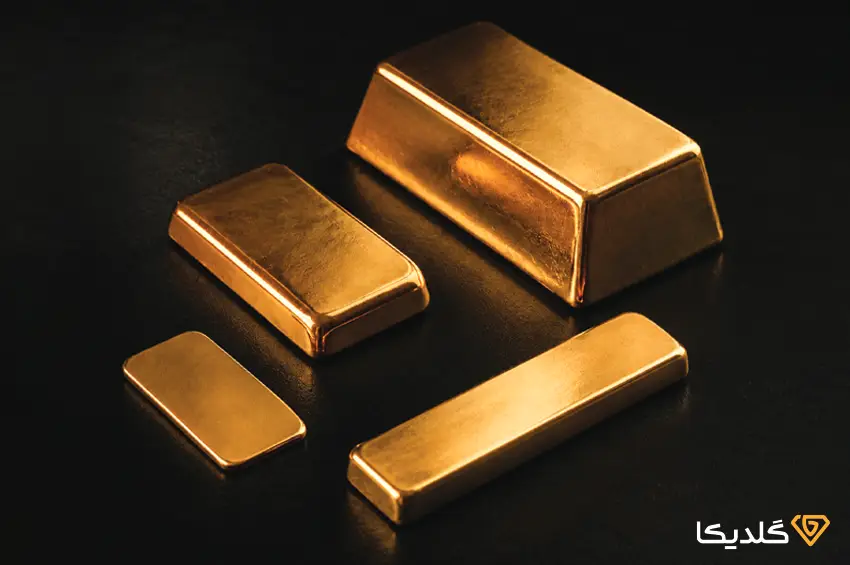 انواع شمش طلا از نظر وزن و عیار