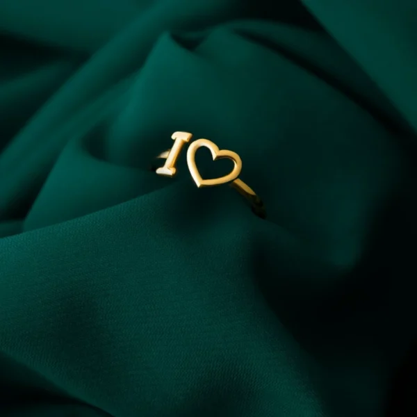 انگشتر طرح LOVE هانا