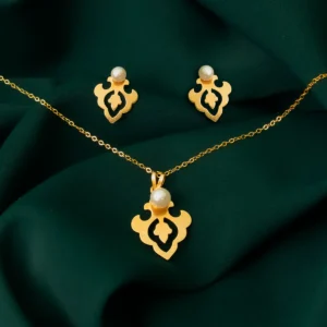 طلای نیم ست مرواریدی ملکه