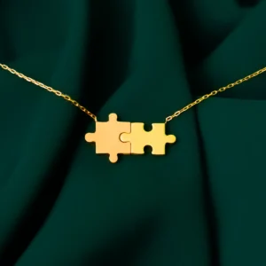 طلای گردنی طرح پازل