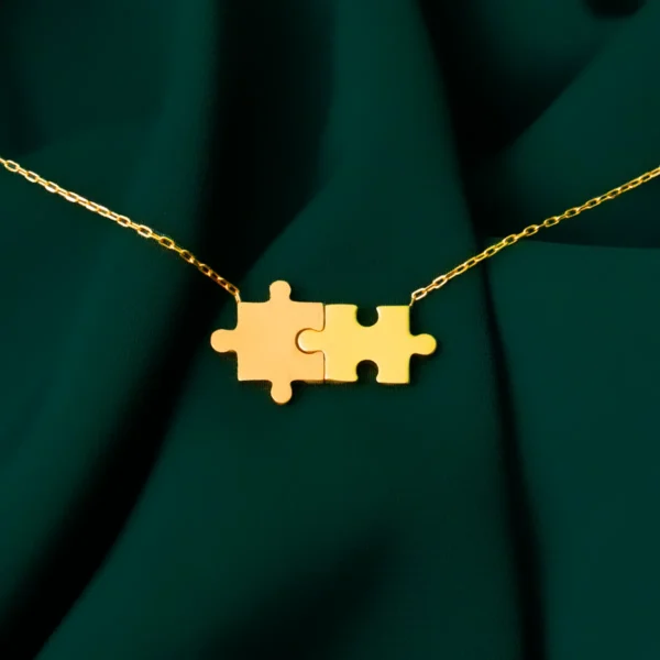 طلای گردنی طرح پازل