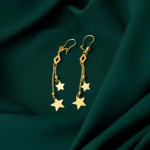 گوشواره طلای گوی و ستاره