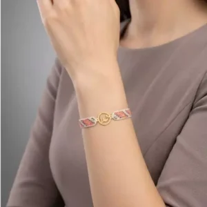 دستبند زنانه مدل میوکی طرح خدا